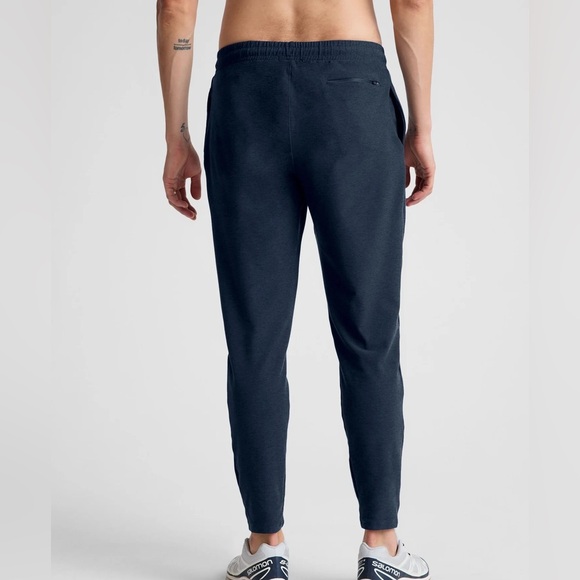 Beyond Yoga Spacedye Take it Easy Men’s Pants Navy Sz Small EUC Slim Fit Active - Picture 14 of 16